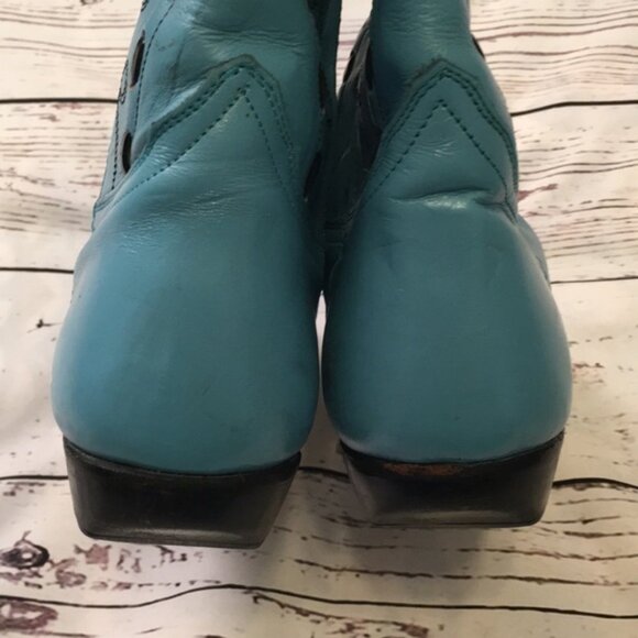 Seychelles Turquoise Boots 8.5--Super Cute! - Picture 7 of 10